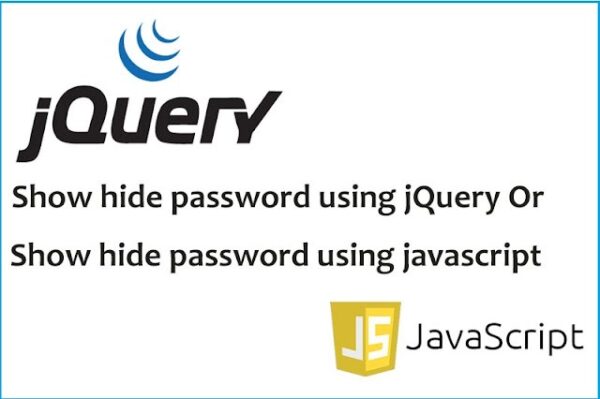How to Create show hide password using jQuery or Javascript