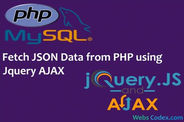 How to Get JSON Data from PHP Script using jQuery Ajax
