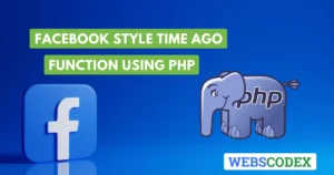 Facebook style time ago function using PHP