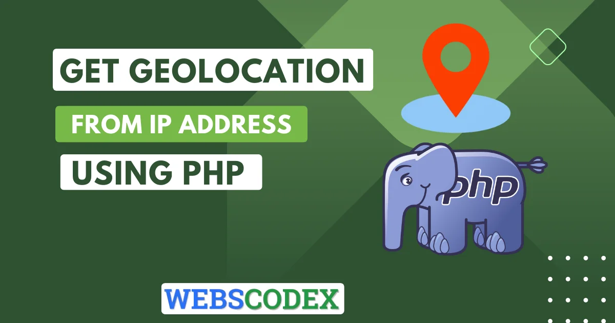 Get Geolocation without IP Address using PHP