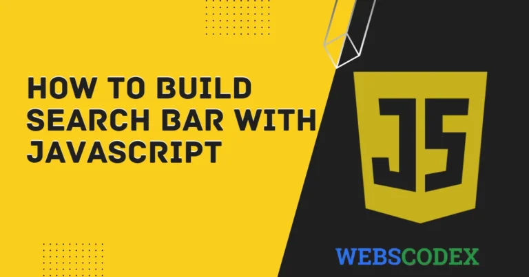 How to Build a Search Bar with JavaScript