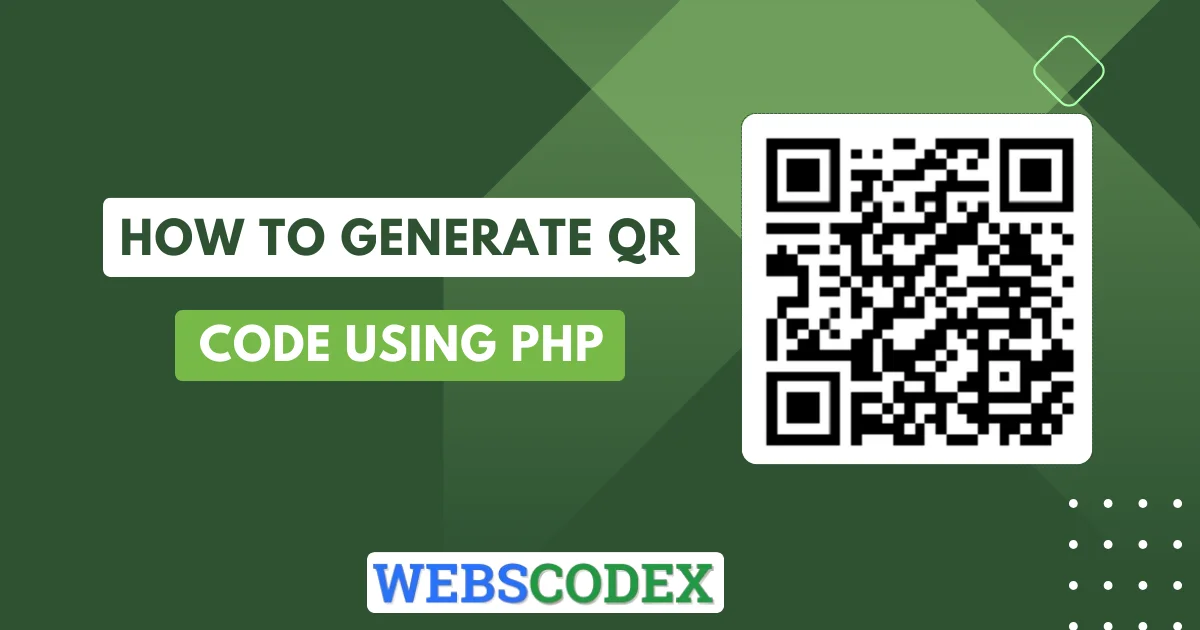 How to Generate QR Code in PHP