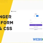 build hostinger log form page using html css